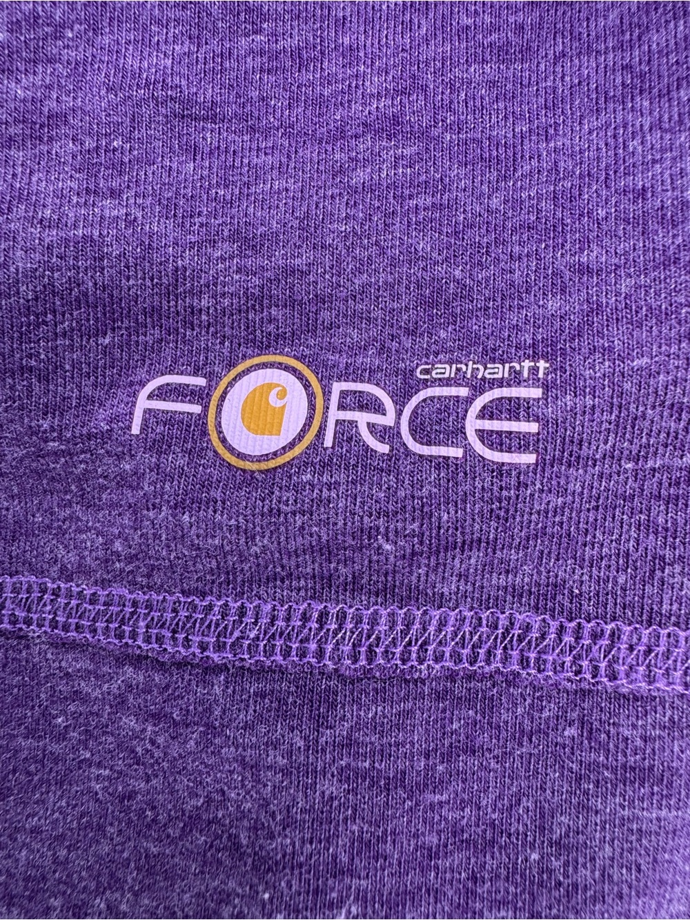 Carhartt Women's Purple Quarter-Zip Performance Sweater - Picture 7 of 7